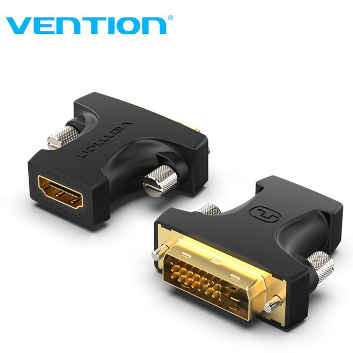 Vention Adaptador HDMI hembra a DVI (24+1) macho Negro AILB0 Vention Adaptador HDMI hembra a DVI (24+1) macho Negro AILB0